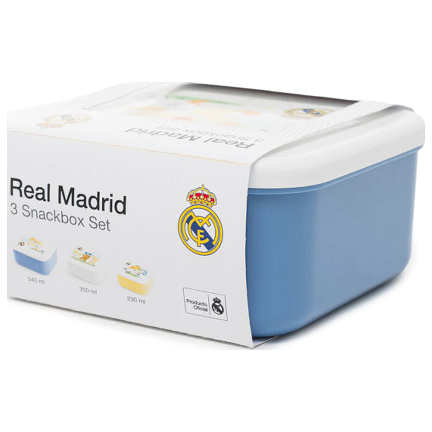 Real Madrid 3 Brotdosen Set Produktfoto
