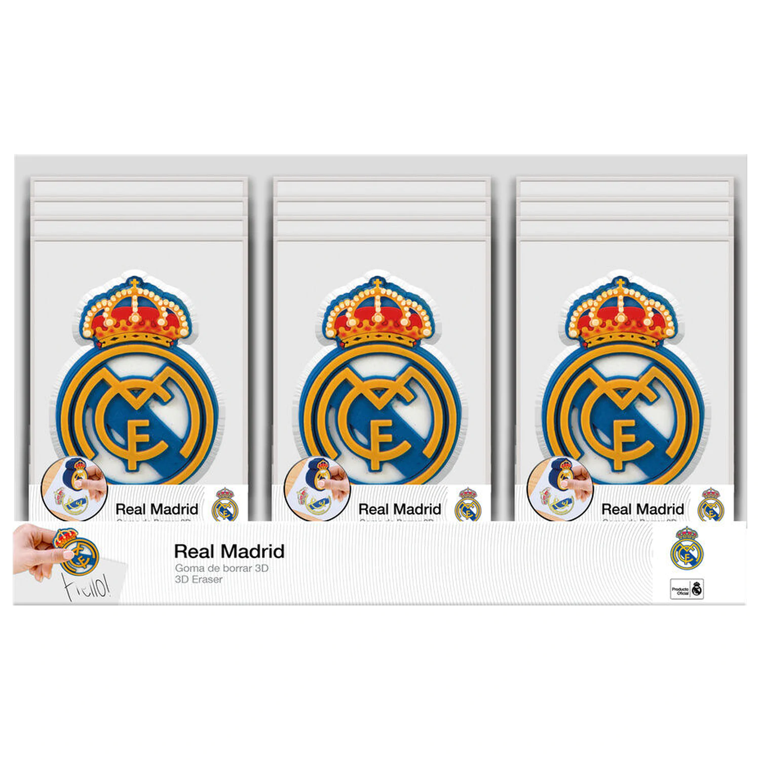 Real Madrid 3D Radiergummi Produktfoto