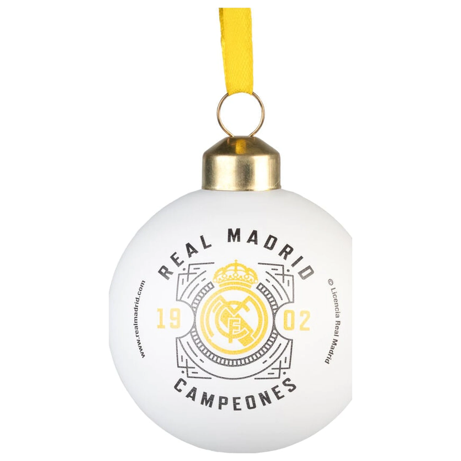 Real Madrid 4er-Set Weihnachtskugeln Produktfoto