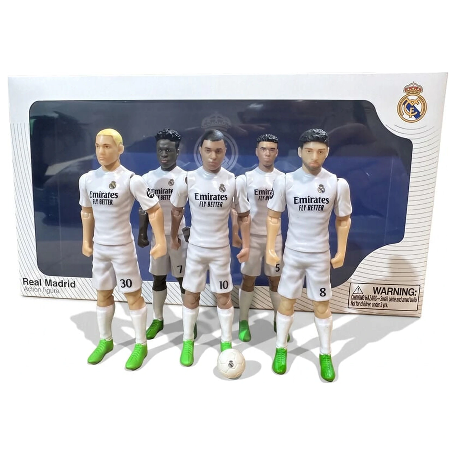Real Madrid Satz von 5 Figuren 10cm Produktfoto