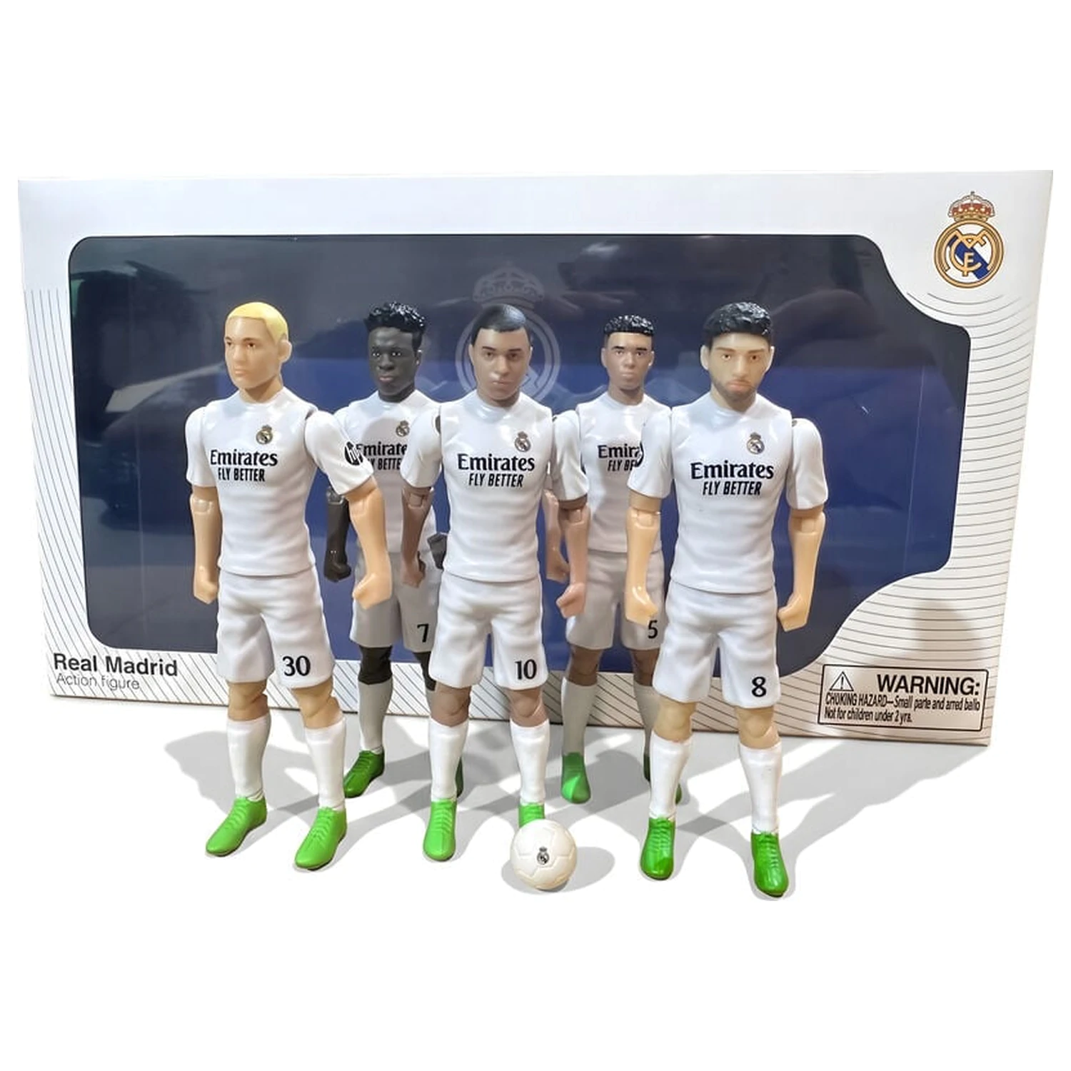 Real Madrid Satz von 5 Figuren 10cm Produktfoto