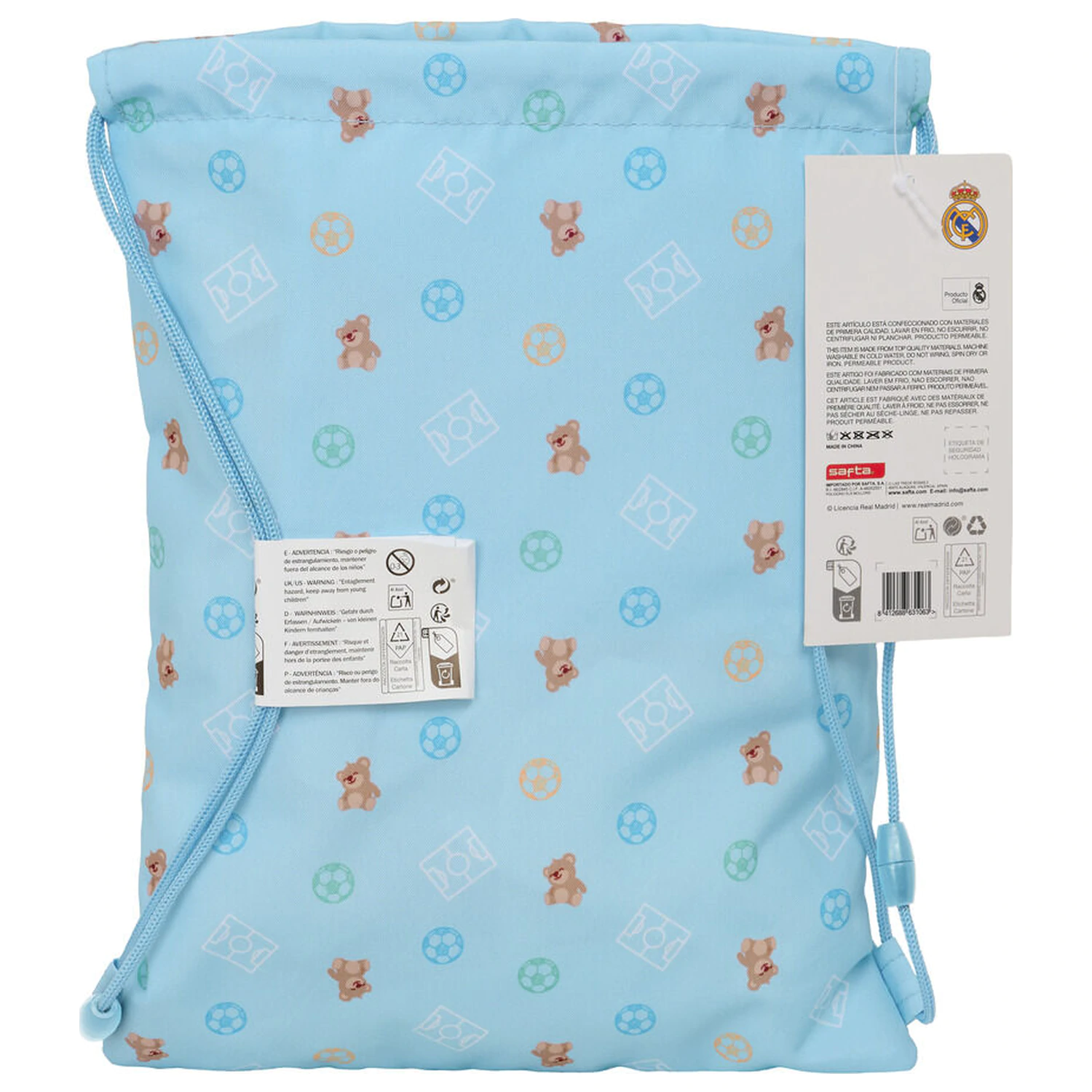 Real Madrid Baby Sporttasche 34cm Produktfoto