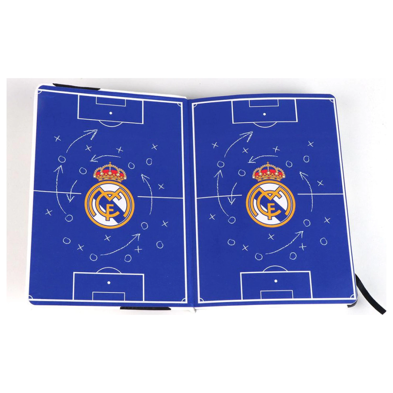 Real Madrid Ball gepolstertes Notizbuch, liniertes Notizbuch Produktfoto