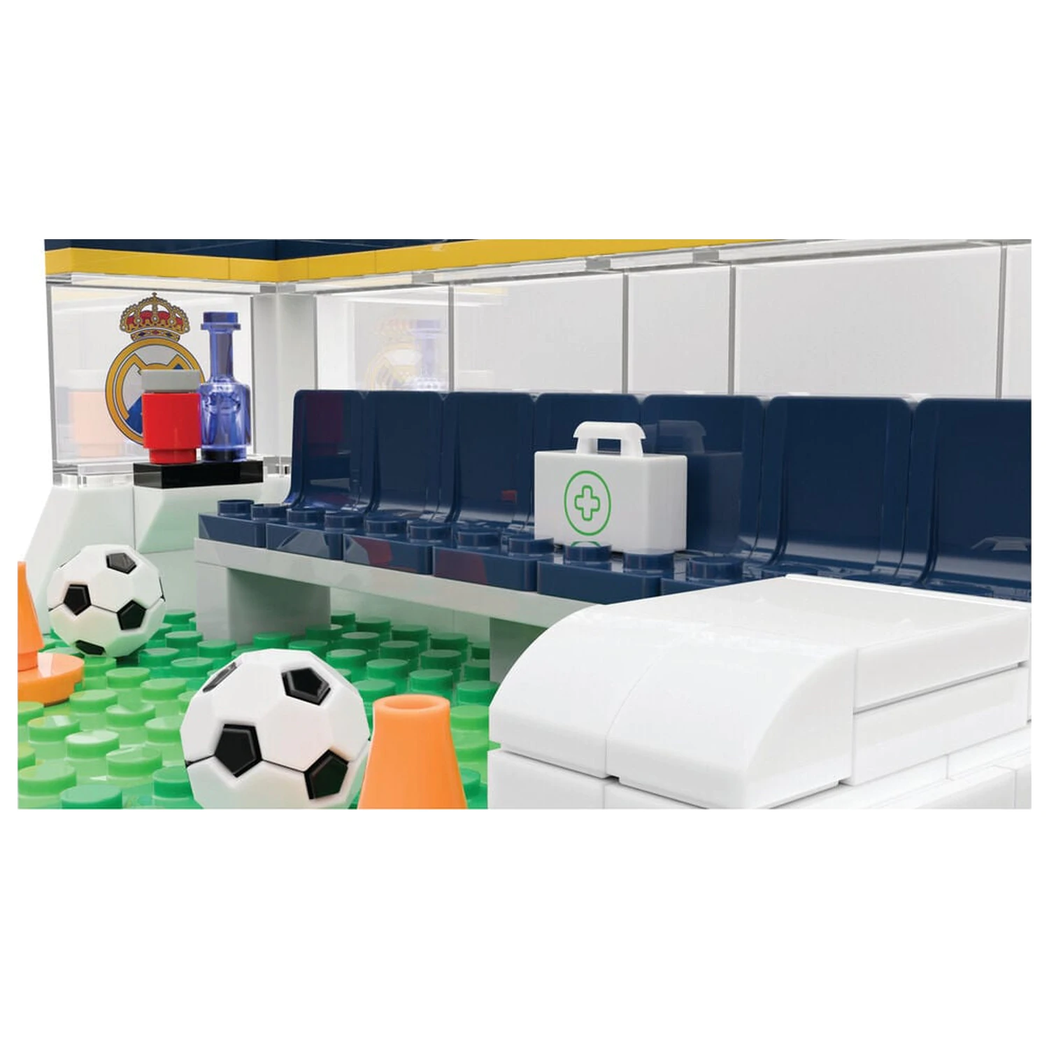 Real Madrid Ersatzbank Set mit Figuren 184 Teile Produktfoto