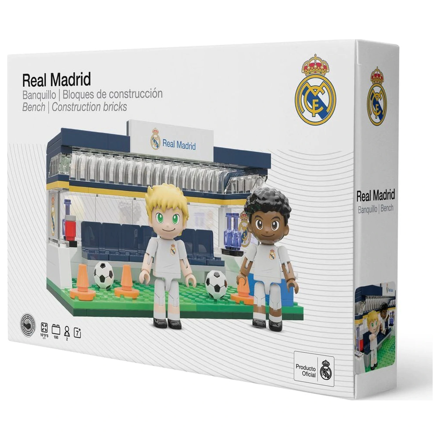 Real Madrid Ersatzbank Set mit Figuren 184 Teile Produktfoto
