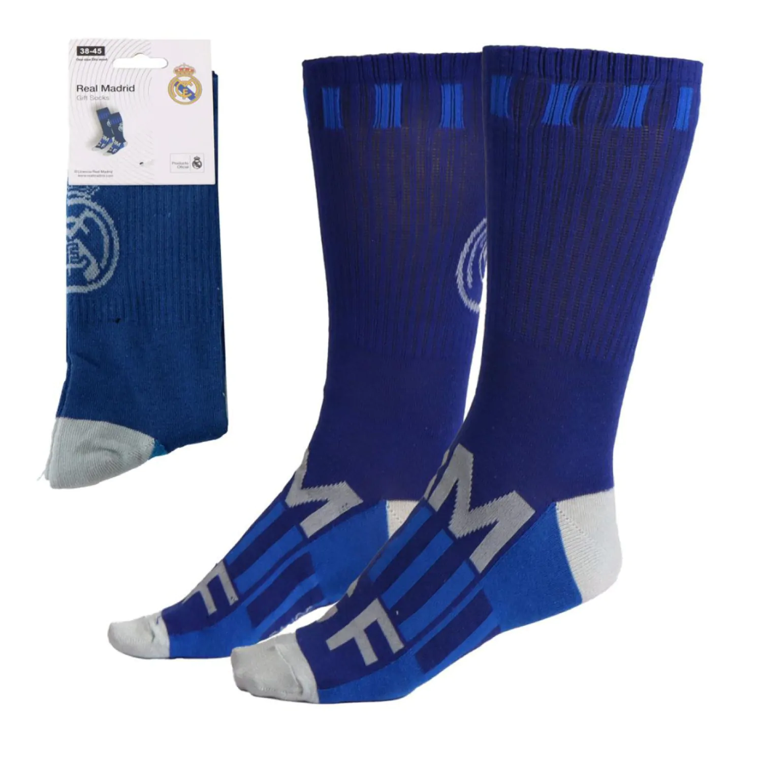 Real Madrid Blaue Socken 38-45 Produktfoto