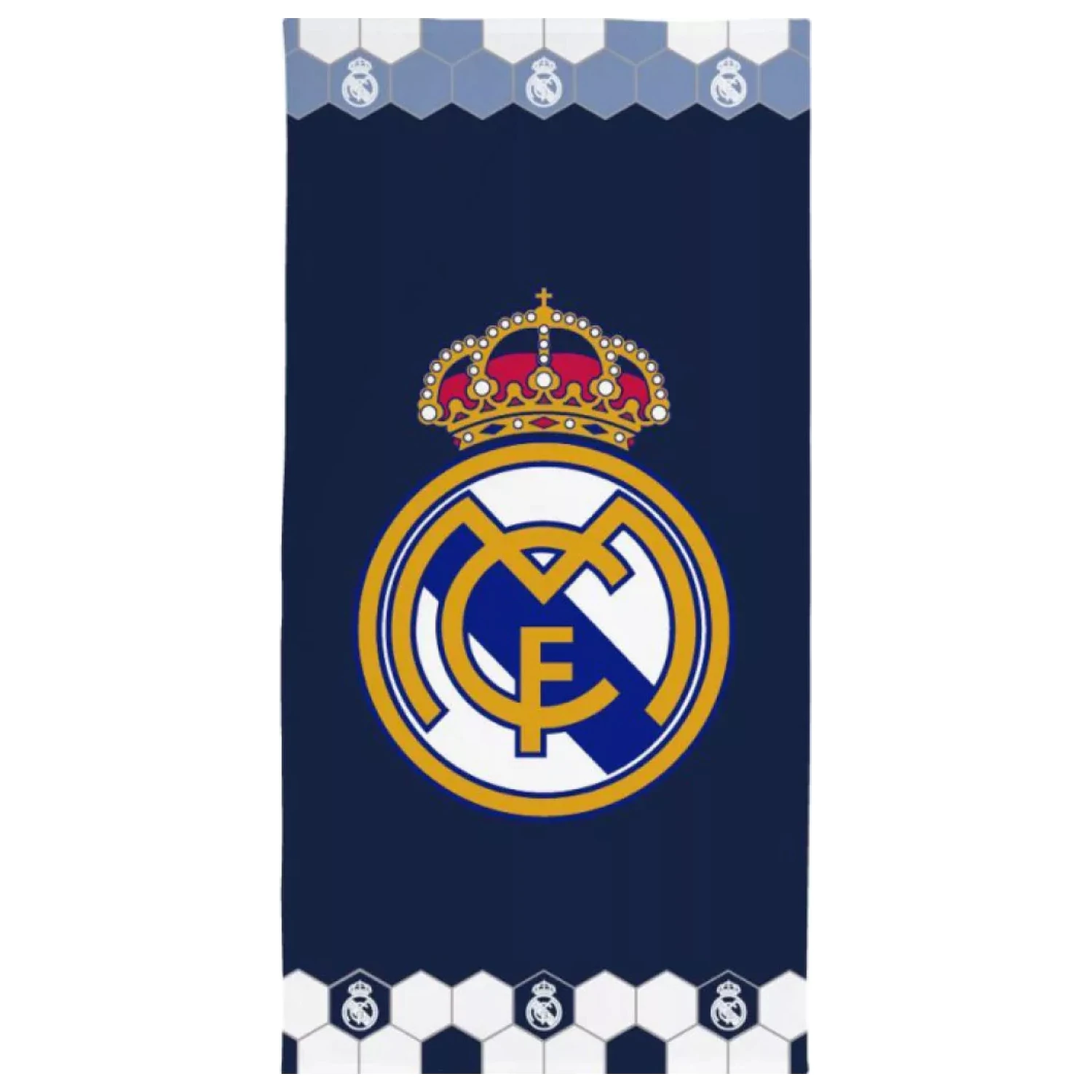 Real Madrid Hexa Design Handtuch 70x140cm Produktfoto