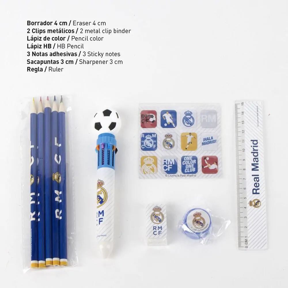 Real Madrid Schreibwaren Set Produktfoto