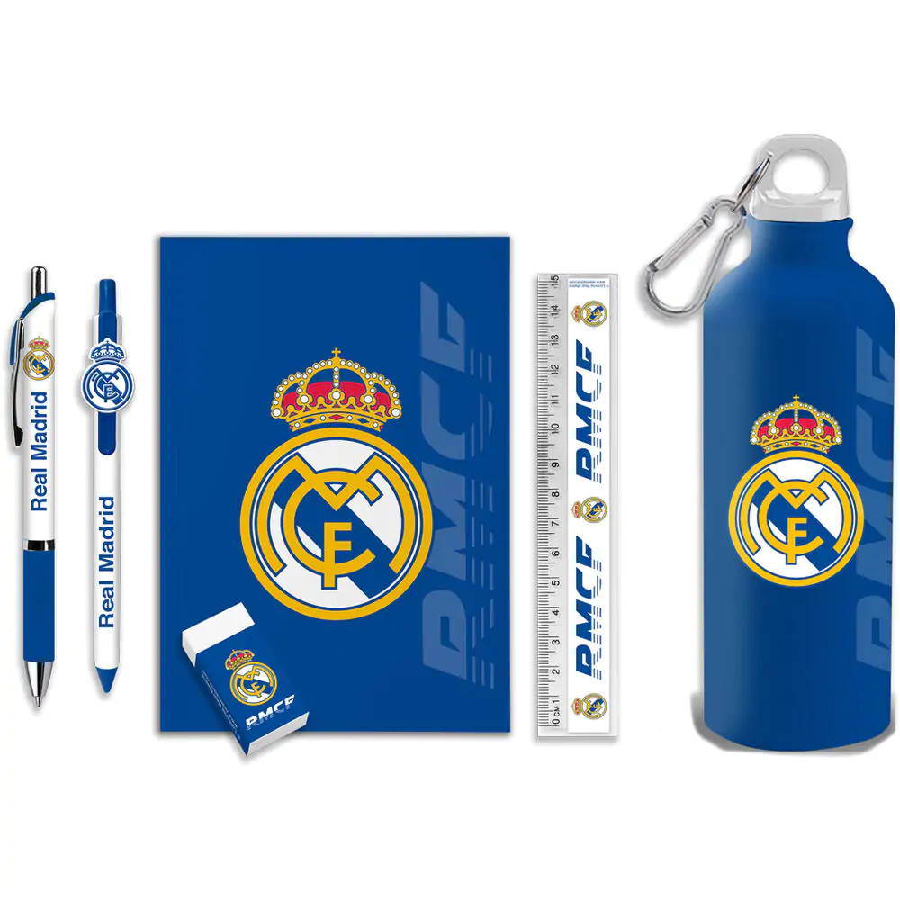 Real Madrid Schreibwaren und Flasche Set Produktfoto