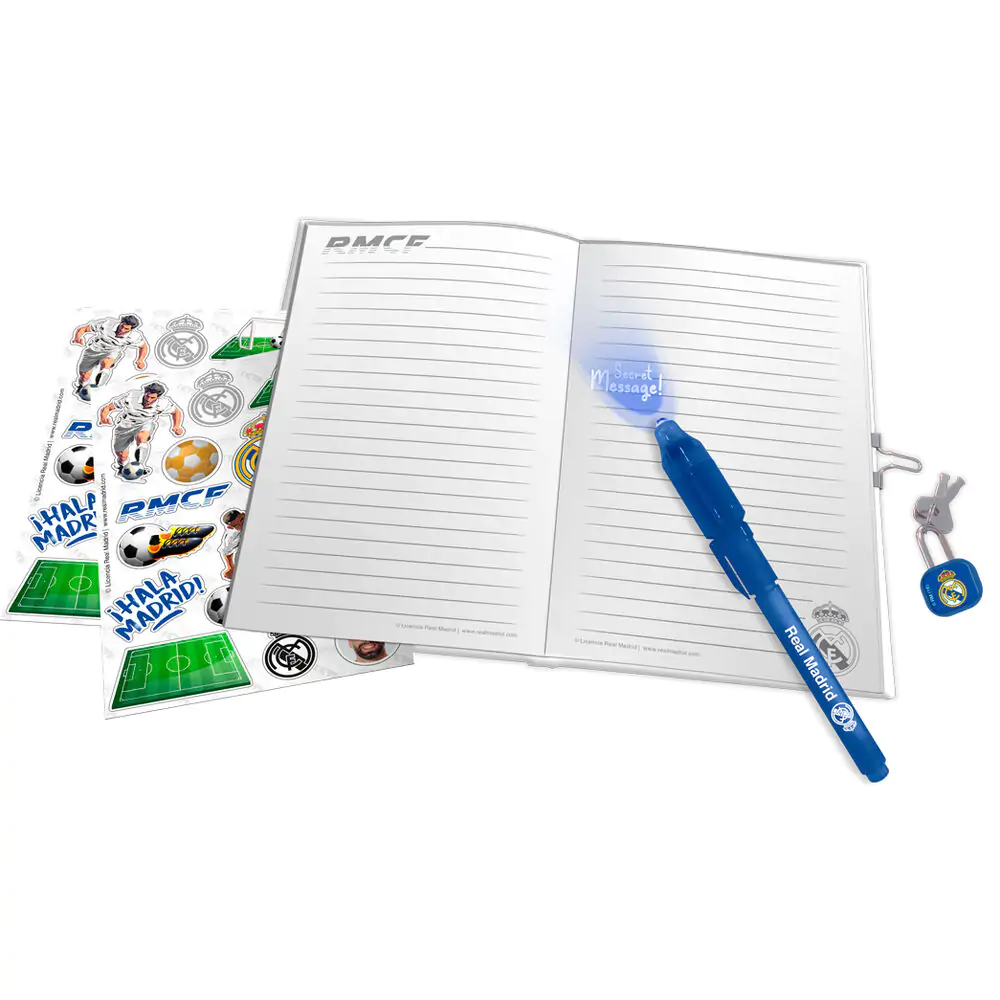 Real Madrid Tagebuch und Magic Pen Produktfoto
