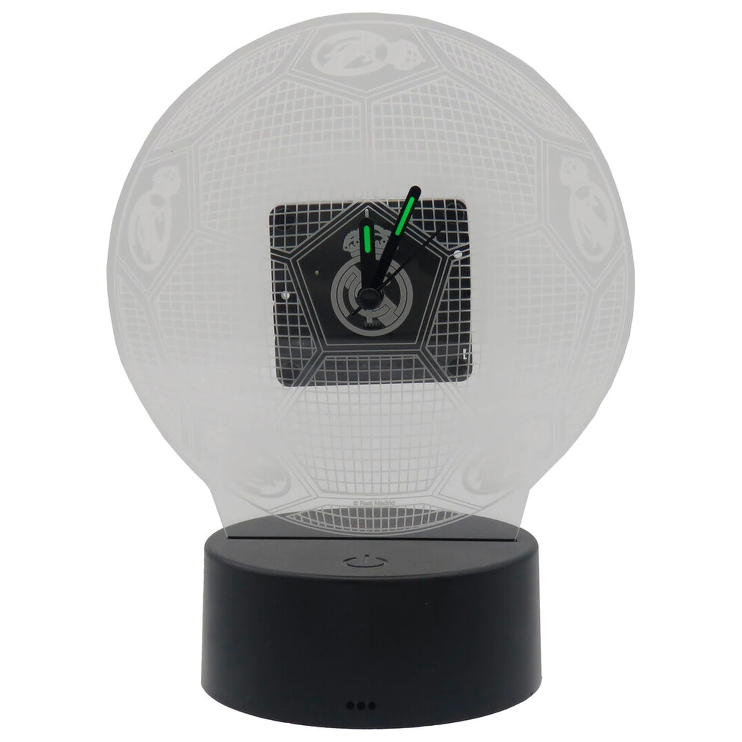 Real Madrid LED Methacrylat Uhr Produktfoto