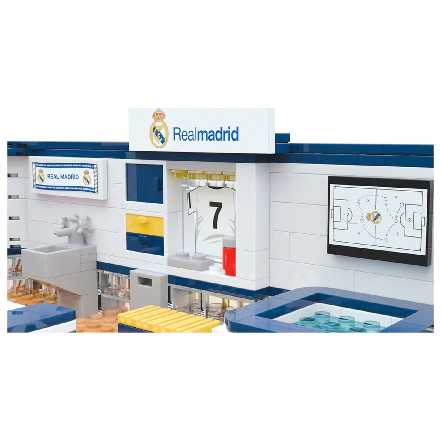 Real Madrid Umkleidekabinen-Set mit Figur 439 Teilen Produktfoto