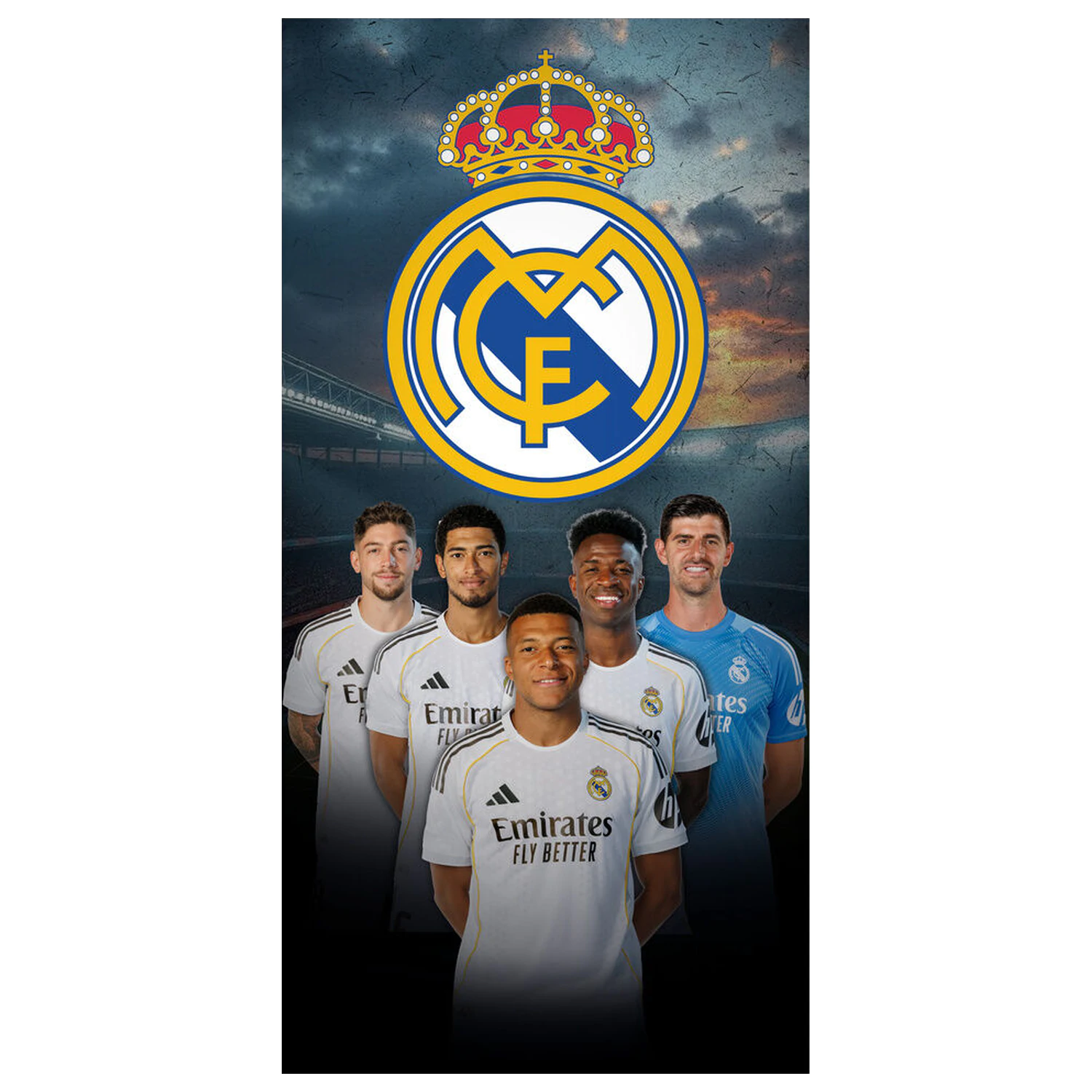 Real Madrid Mikrofaser Strandtuch Produktfoto