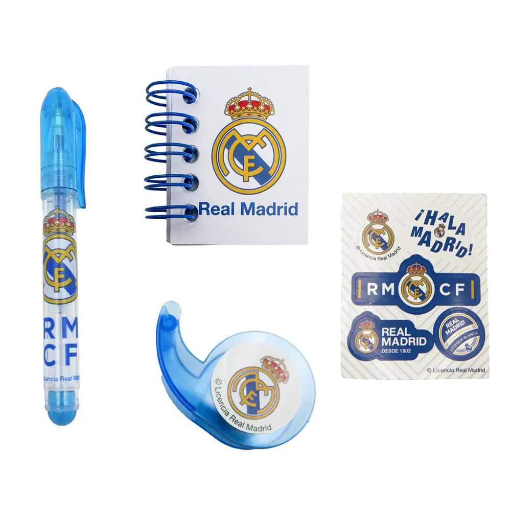 Real Madrid Mini-Tasche und Schreibwaren-Set Produktfoto