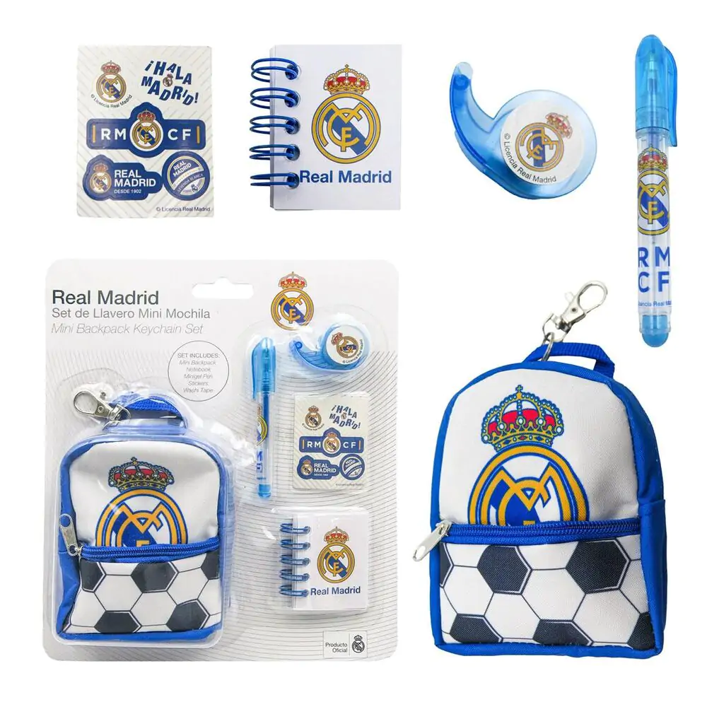 Real Madrid Mini-Tasche und Schreibwaren-Set Produktfoto