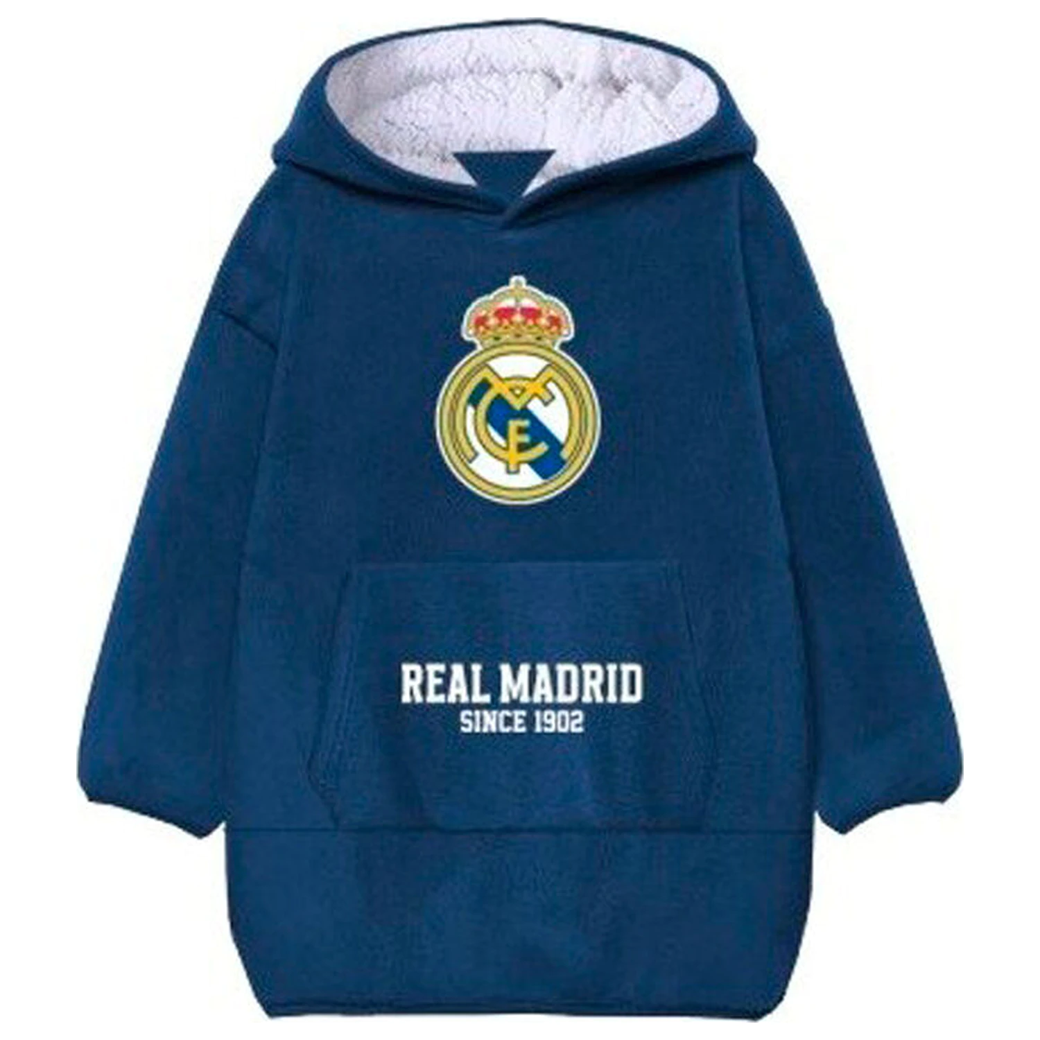 Real Madrid übergroße Sweatshirt-Jacke für Kinder Produktfoto