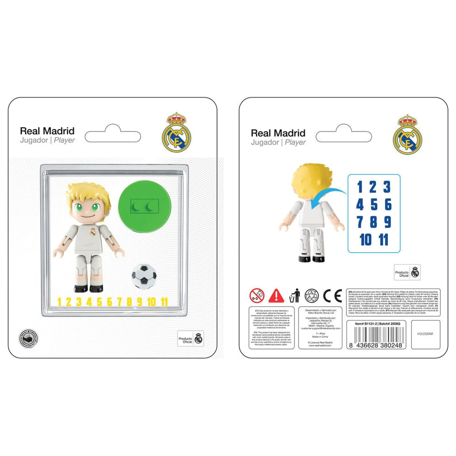 Real Madrid Spieler Figur 4cm Produktfoto