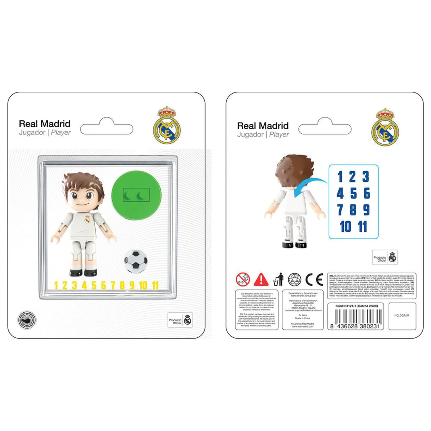 Real Madrid Spieler Figur 4cm Produktfoto