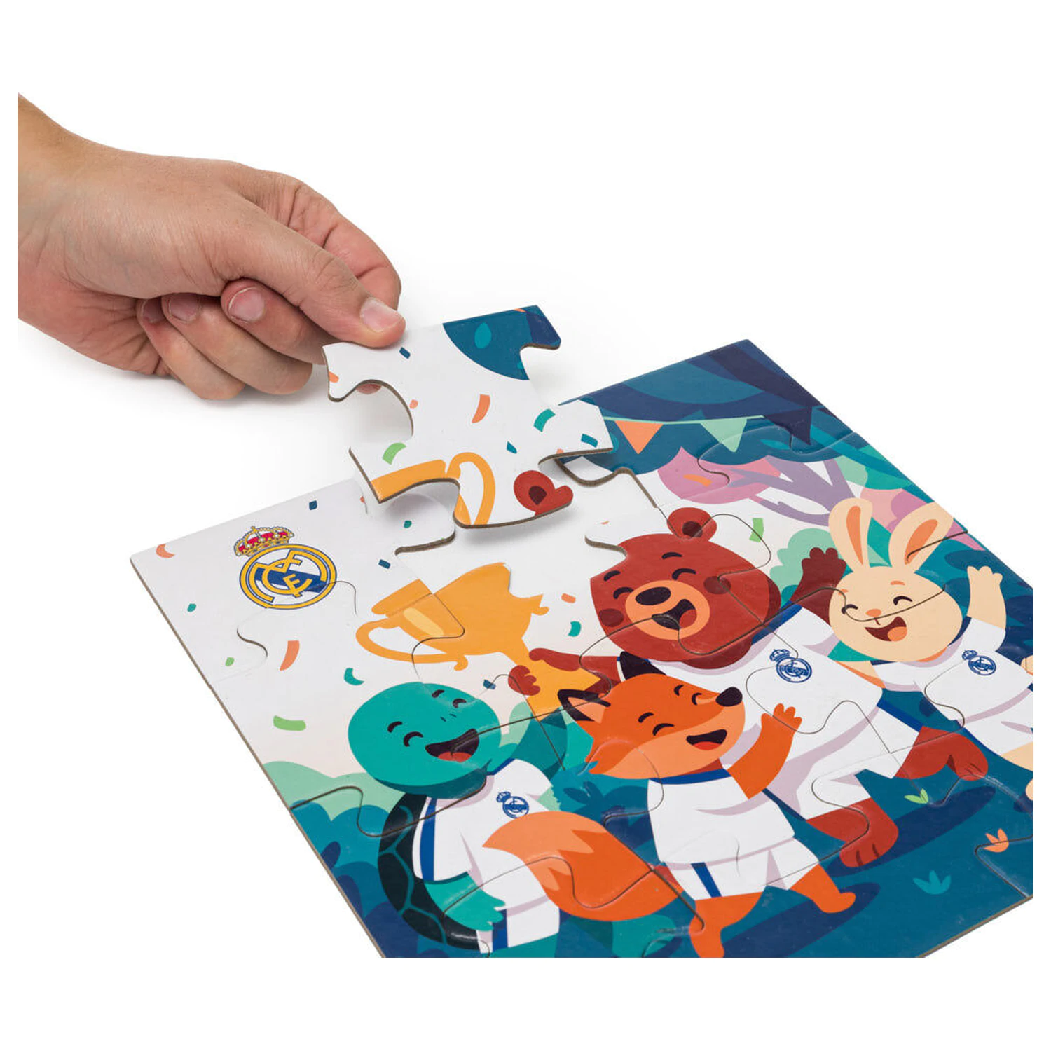 Real Madrid Puzzle 12 Teile Produktfoto