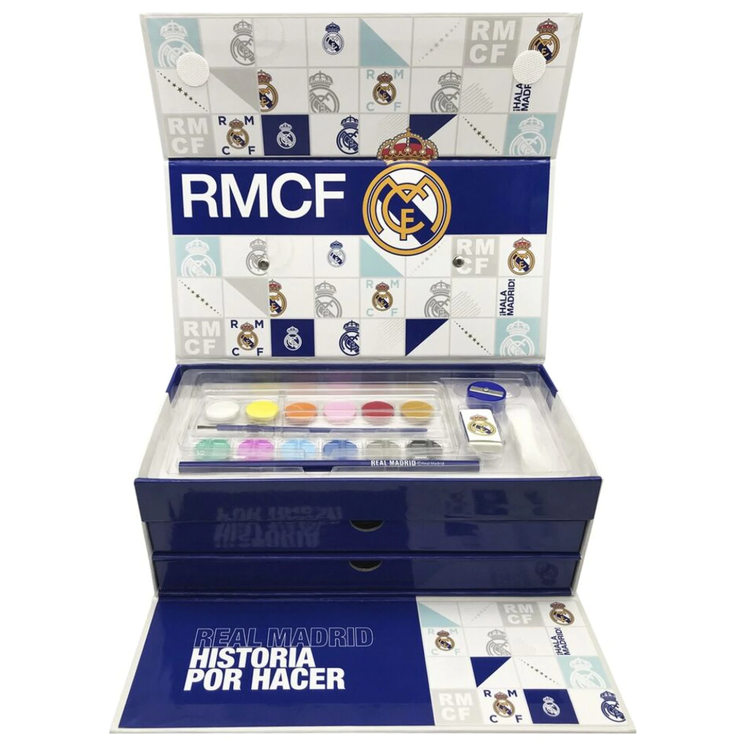 Real Madrid Aktivitätsset Aktenkoffer Produktfoto