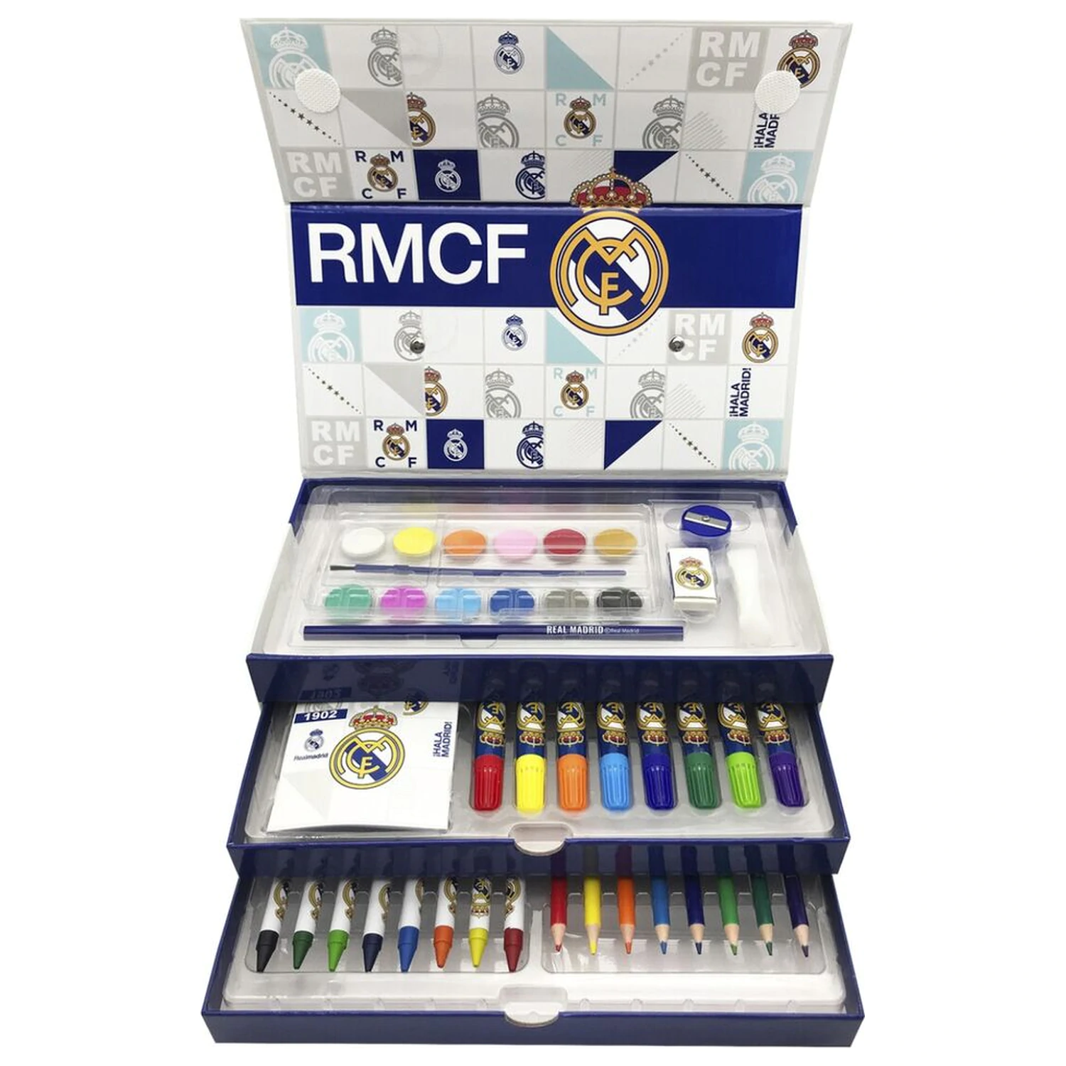 Real Madrid Aktivitätsset Aktenkoffer Produktfoto