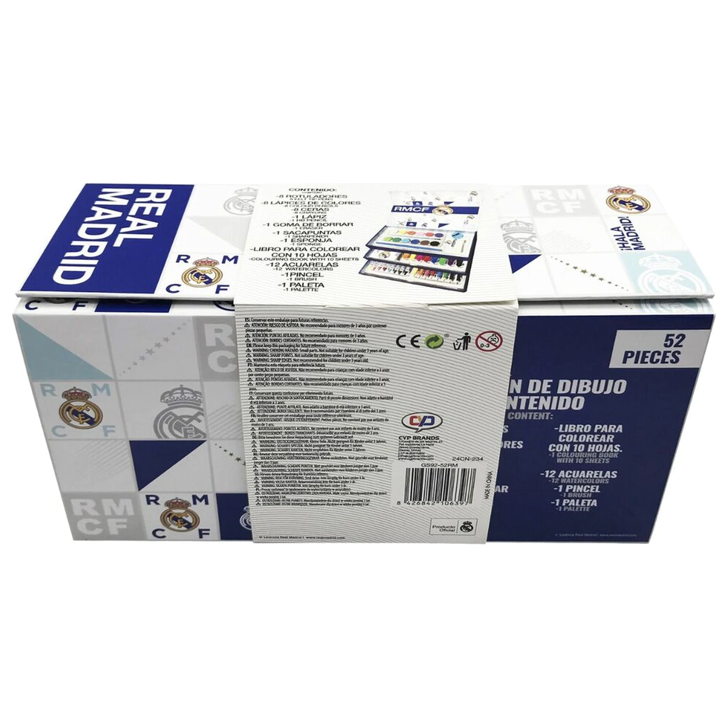 Real Madrid Aktivitätsset Aktenkoffer Produktfoto