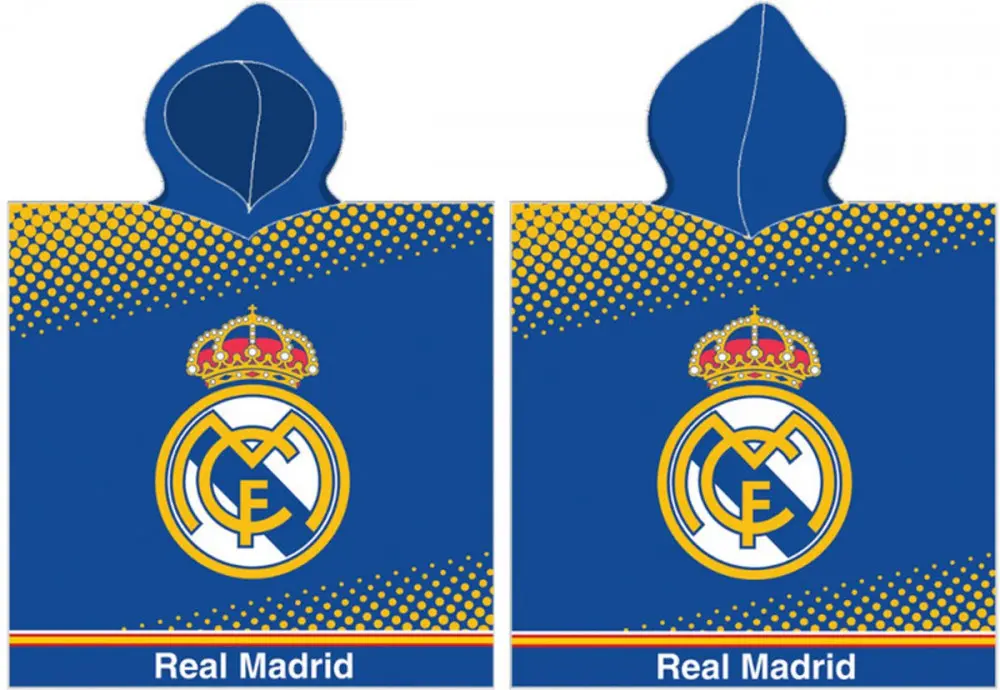 Real Madrid Kapuzenhandtuch Poncho 55*110 cm Produktfoto
