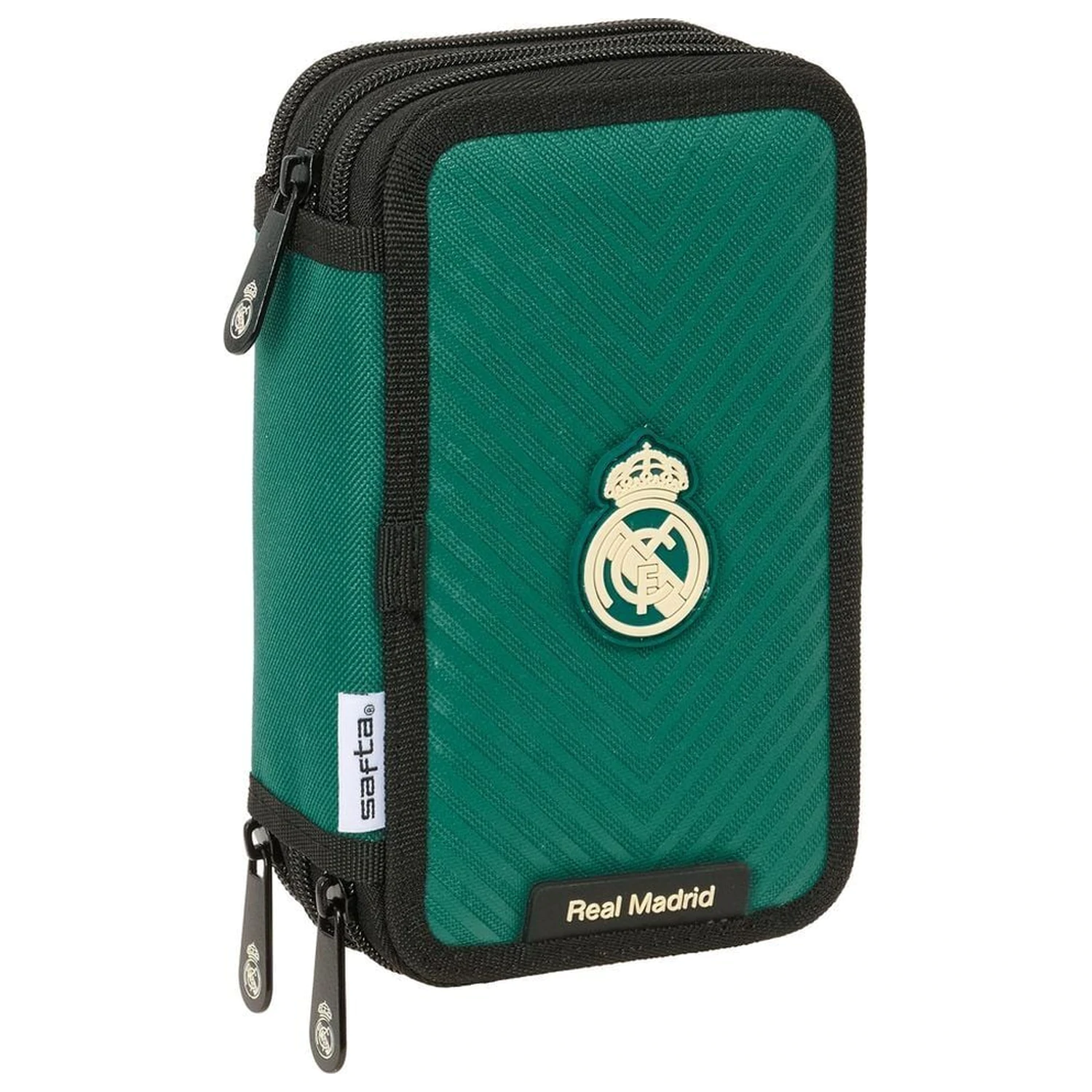 Real Madrid Dreifach-Federmäppchen 37-teilig Produktfoto