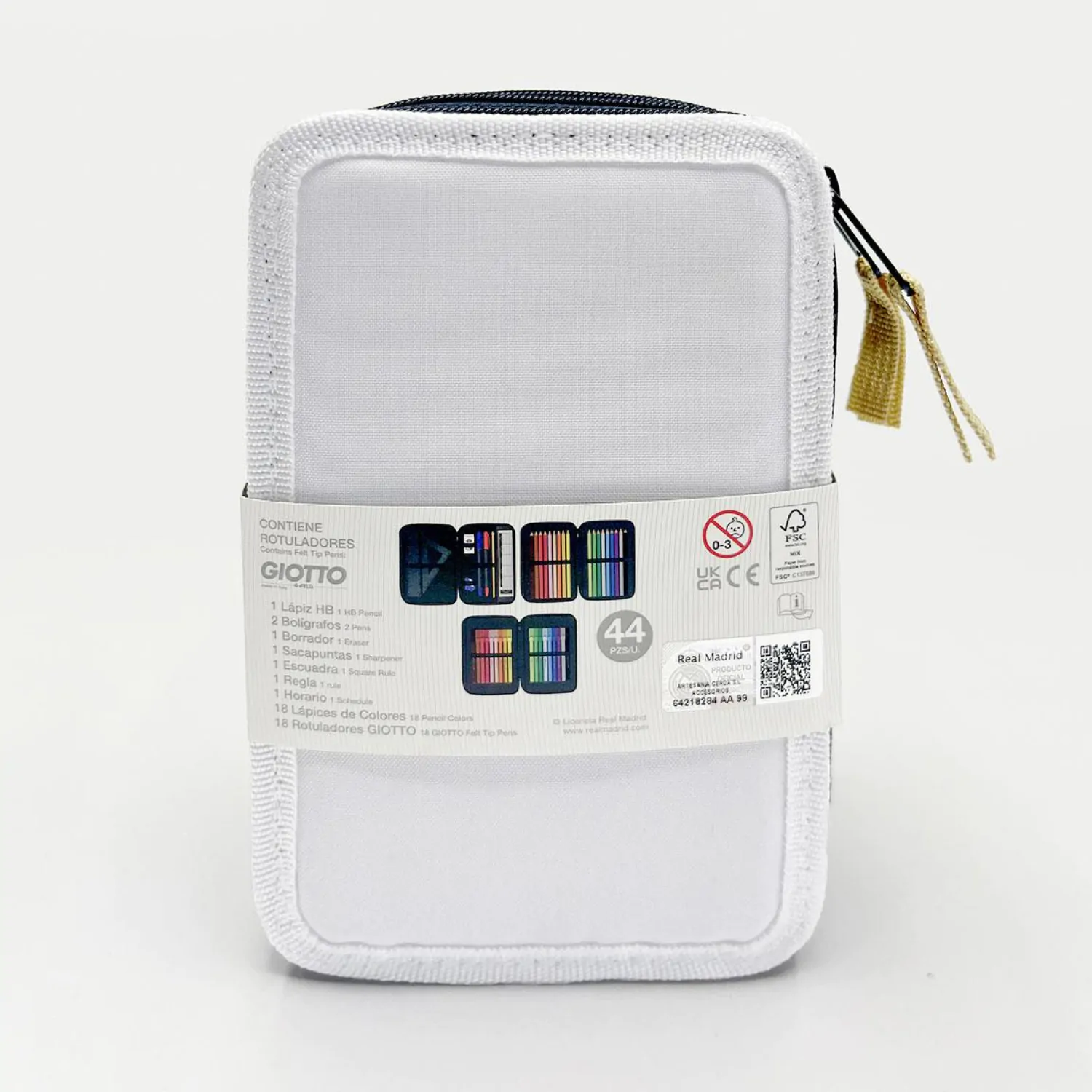 Real Madrid dreifaches Federmäppchen Produktfoto