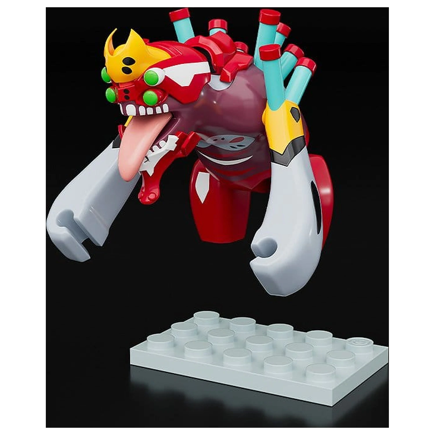 Rebuild of Evangelion Brickroid Mini Figur Evangelion Unit 02 Beast Form 2nd Phase (Type 1) 4 cm Produktfoto