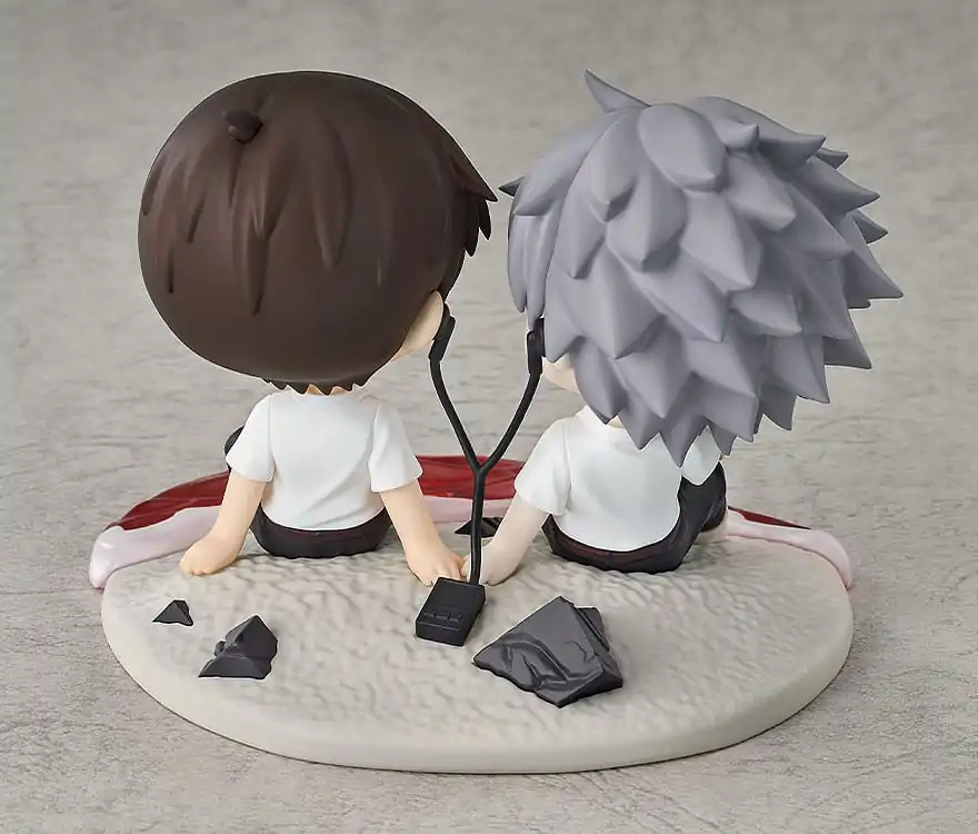 Rebuild of Evangelion Chibi Figur Shinji Ikari & Kaworu Nagisa 8 cm Produktfoto