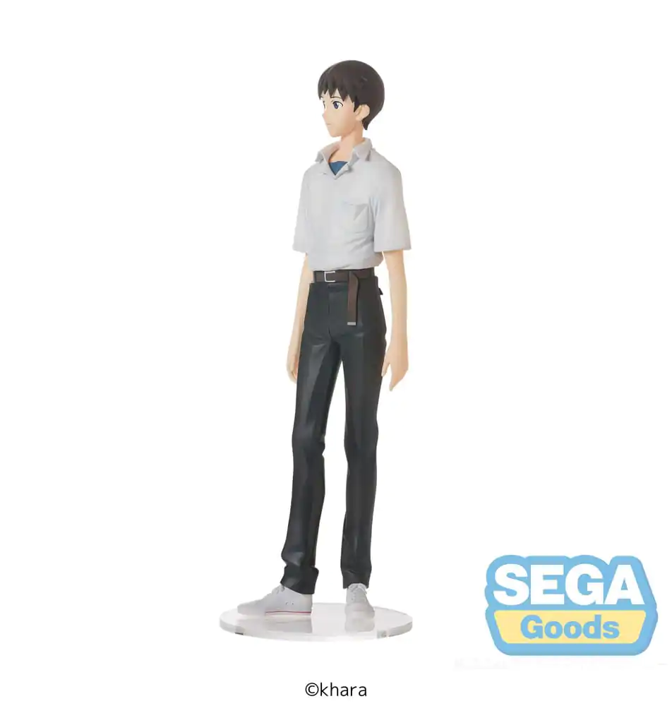 Rebuild of Evangelion hochwertige Premium PVC-Statue Shinji Ikari Uniform Version Evangelion: New Theatrical Edition 22 cm Produktfoto