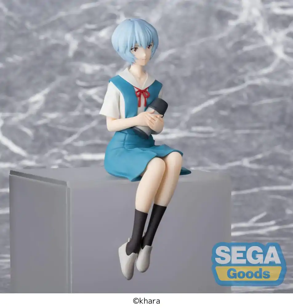 Rebuild of Evangelion PM sitzende PVC-Statue Rei Ayanami Evangelion New Theatrical Edition 14 cm Produktfoto