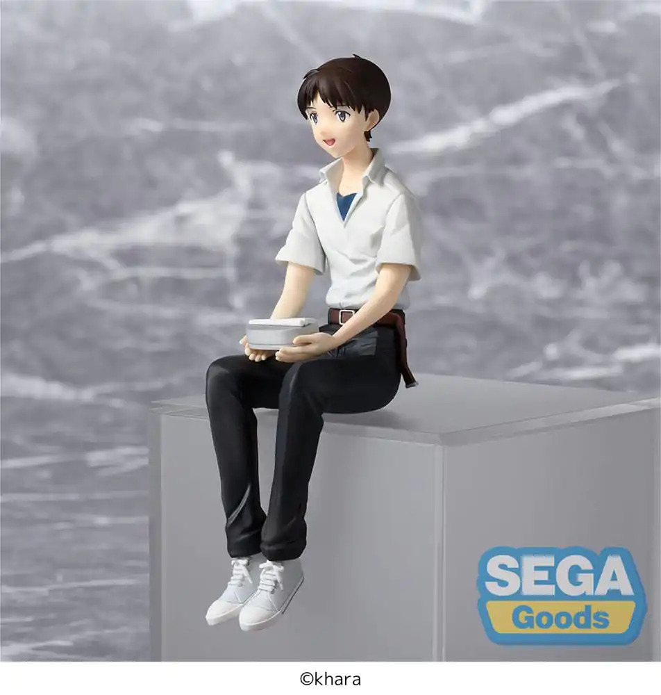 Rebuild of Evangelion PM Sitzende PVC-Statue Shinji Ikari Evangelion New Theatrical Edition 14 cm Produktfoto