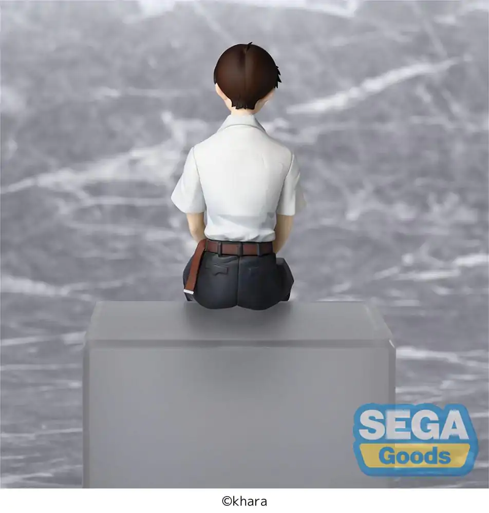 Rebuild of Evangelion PM Sitzende PVC-Statue Shinji Ikari Evangelion New Theatrical Edition 14 cm Produktfoto