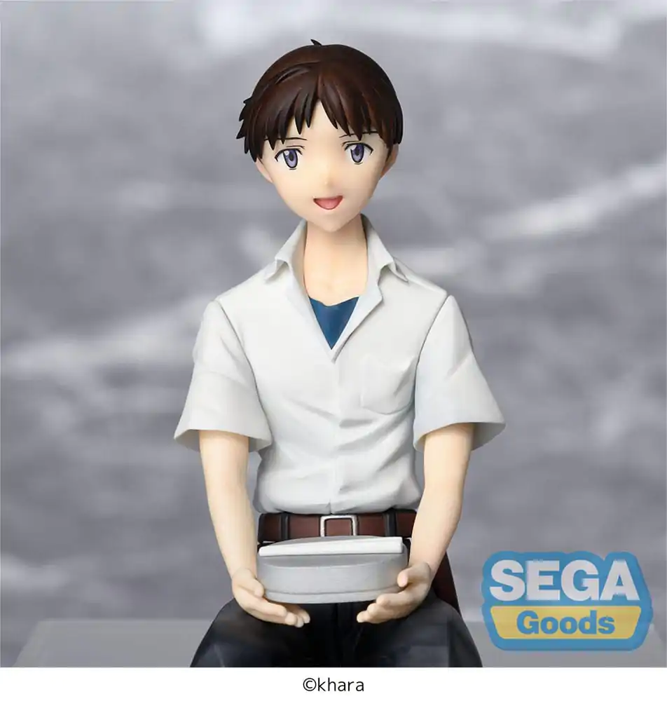 Rebuild of Evangelion PM Sitzende PVC-Statue Shinji Ikari Evangelion New Theatrical Edition 14 cm Produktfoto