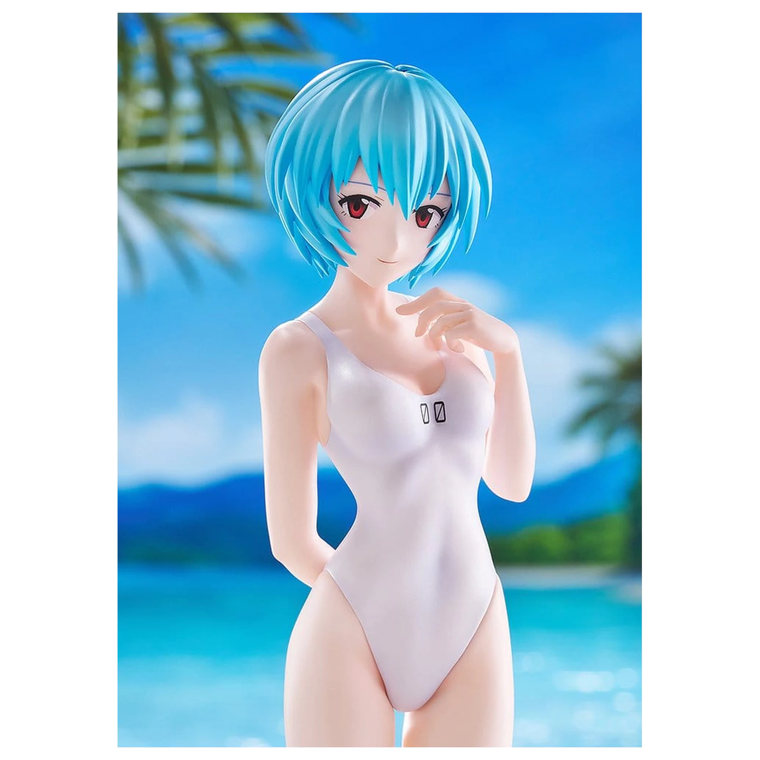 Rebuild of Evangelion Pop Up Parade Figur Beach Queens Rei Ayanami (One-Piece Style) L Größe 22 cm Produktfoto