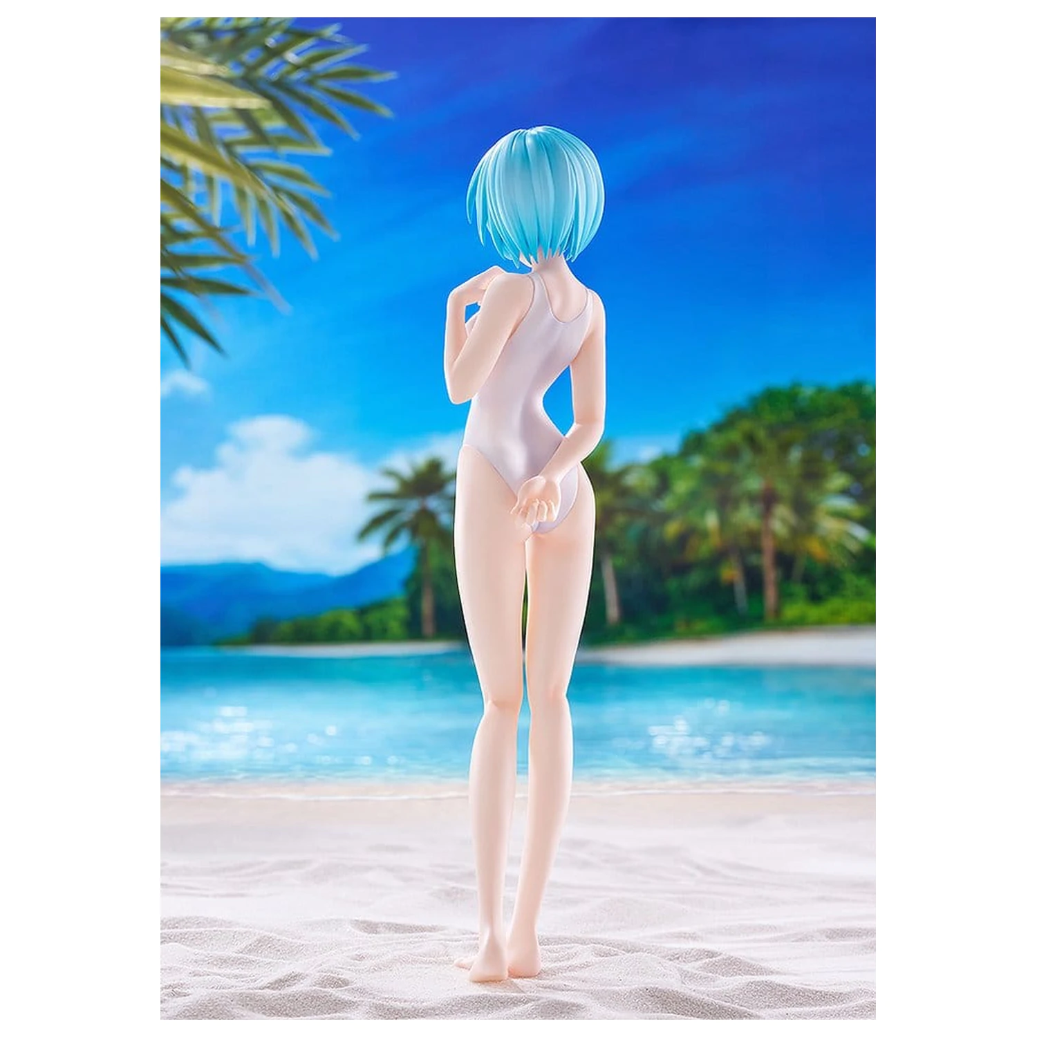 Rebuild of Evangelion Pop Up Parade Figur Beach Queens Rei Ayanami (One-Piece Style) L Größe 22 cm Produktfoto