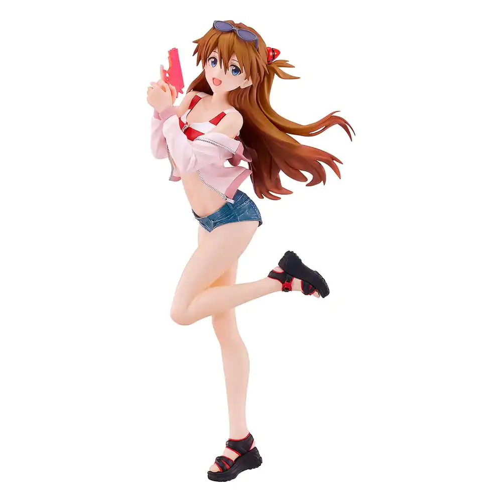 Rebuild of Evangelion Pop Up Parade L PVC-Statue Beach Queens: Asuka Shikinami Langley 22 cm Produktfoto