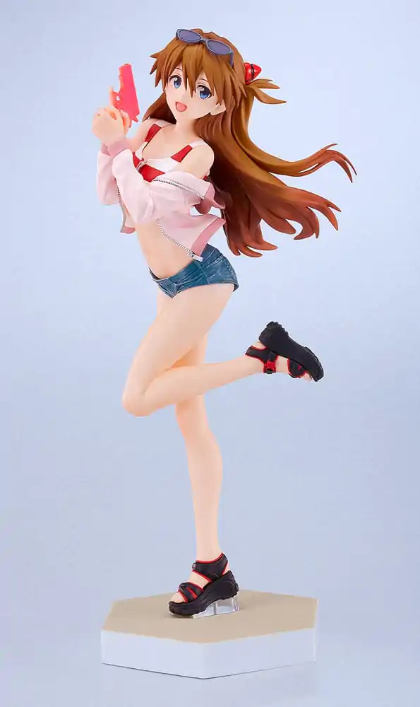 Rebuild of Evangelion Pop Up Parade L PVC-Statue Beach Queens: Asuka Shikinami Langley 22 cm Produktfoto