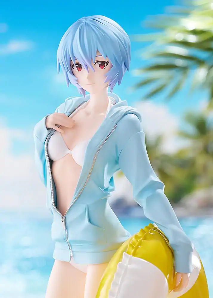 Rebuild of Evangelion Pop Up Parade L PVC-Statue Beach Queens: Rei Ayanami 22 cm Produktfoto