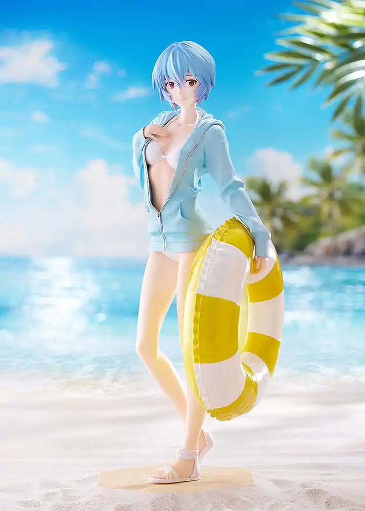 Rebuild of Evangelion Pop Up Parade L PVC-Statue Beach Queens: Rei Ayanami 22 cm Produktfoto