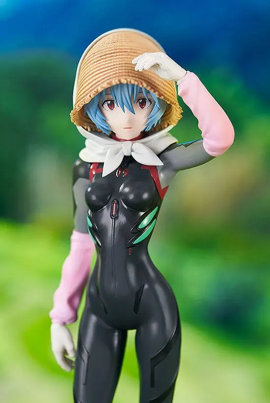 Rebuild of Evangelion Pop Up Parade PVC Statue Rei Ayanami Tentative Name Farming Ver. 17 cm Produktfoto