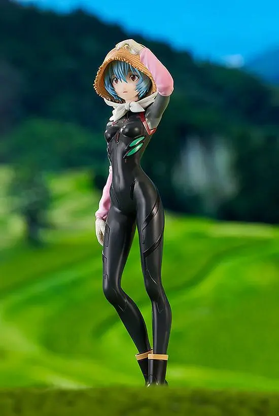 Rebuild of Evangelion Pop Up Parade PVC Statue Rei Ayanami Tentative Name Farming Ver. 17 cm Produktfoto