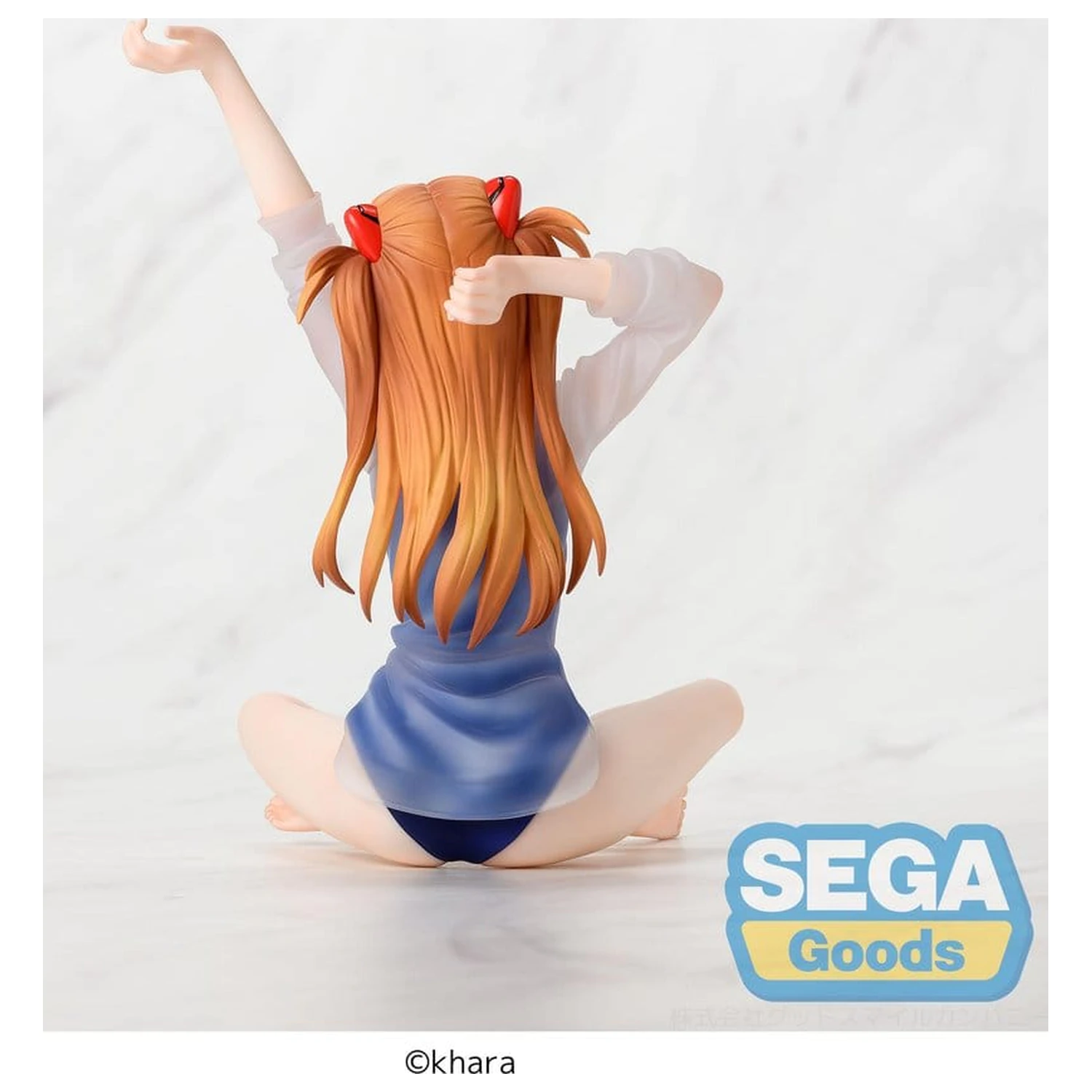 Rebuild of Evangelion Yumemirize PVC Figur Asuka Shikinami Langley School Swimsuit Ver. 16 cm Produktfoto