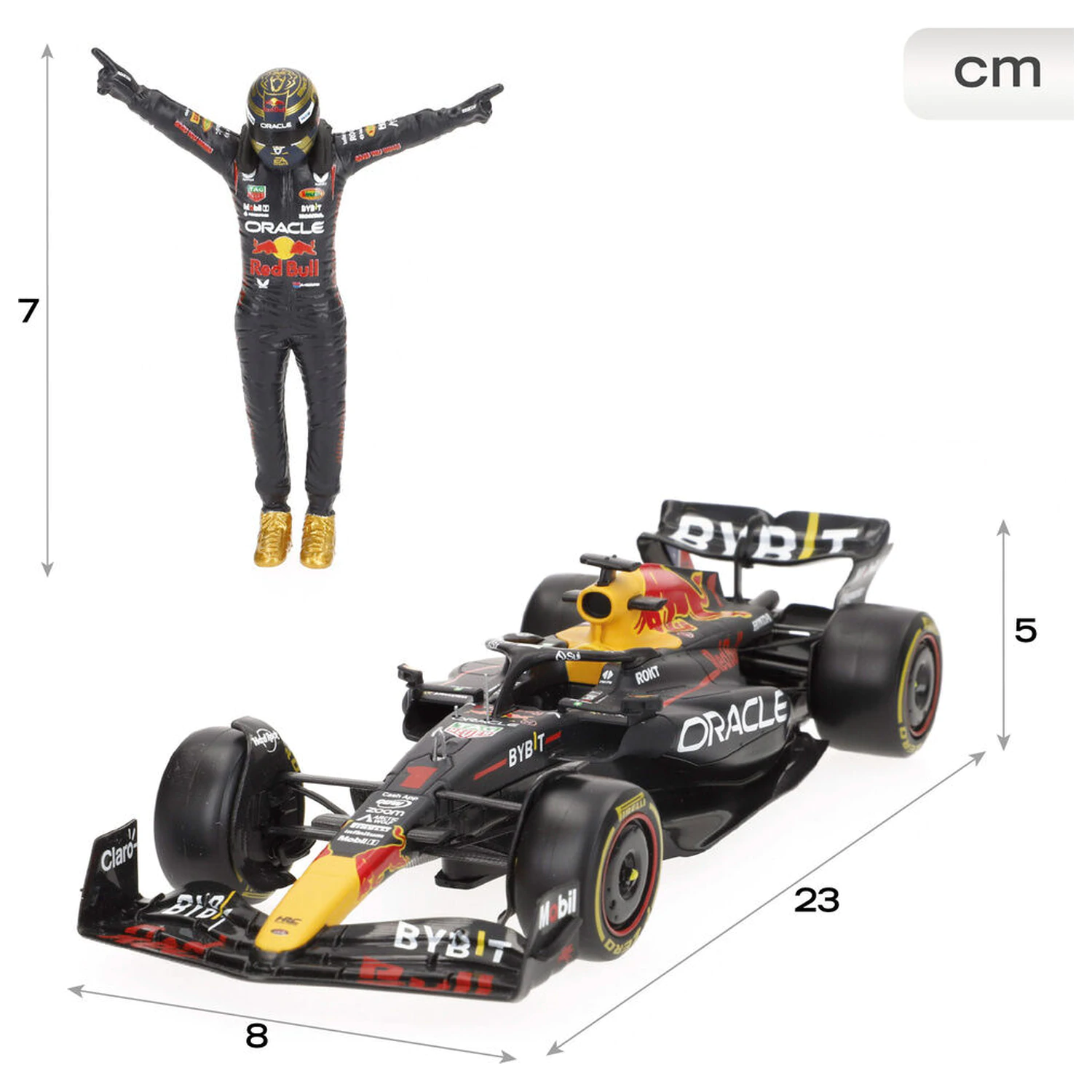 Red Bull F1 2023 Max Verstappen Auto Produktfoto