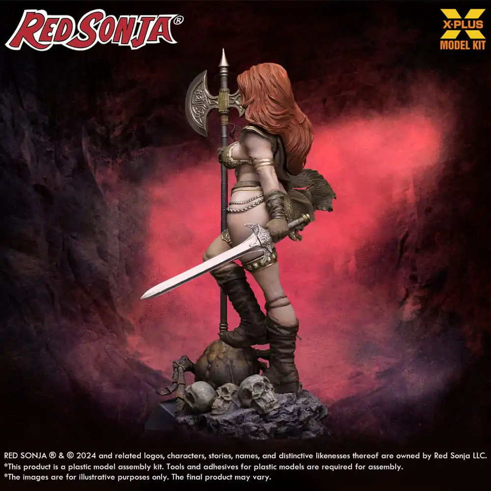 Red Sonja Plastic Model Kit 1/8 Red Sonja 27 cm Produktfoto
