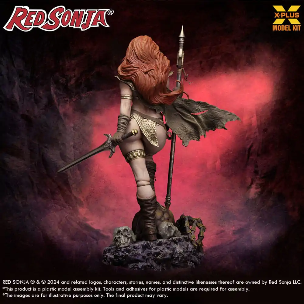 Red Sonja Plastic Model Kit 1/8 Red Sonja 27 cm Produktfoto