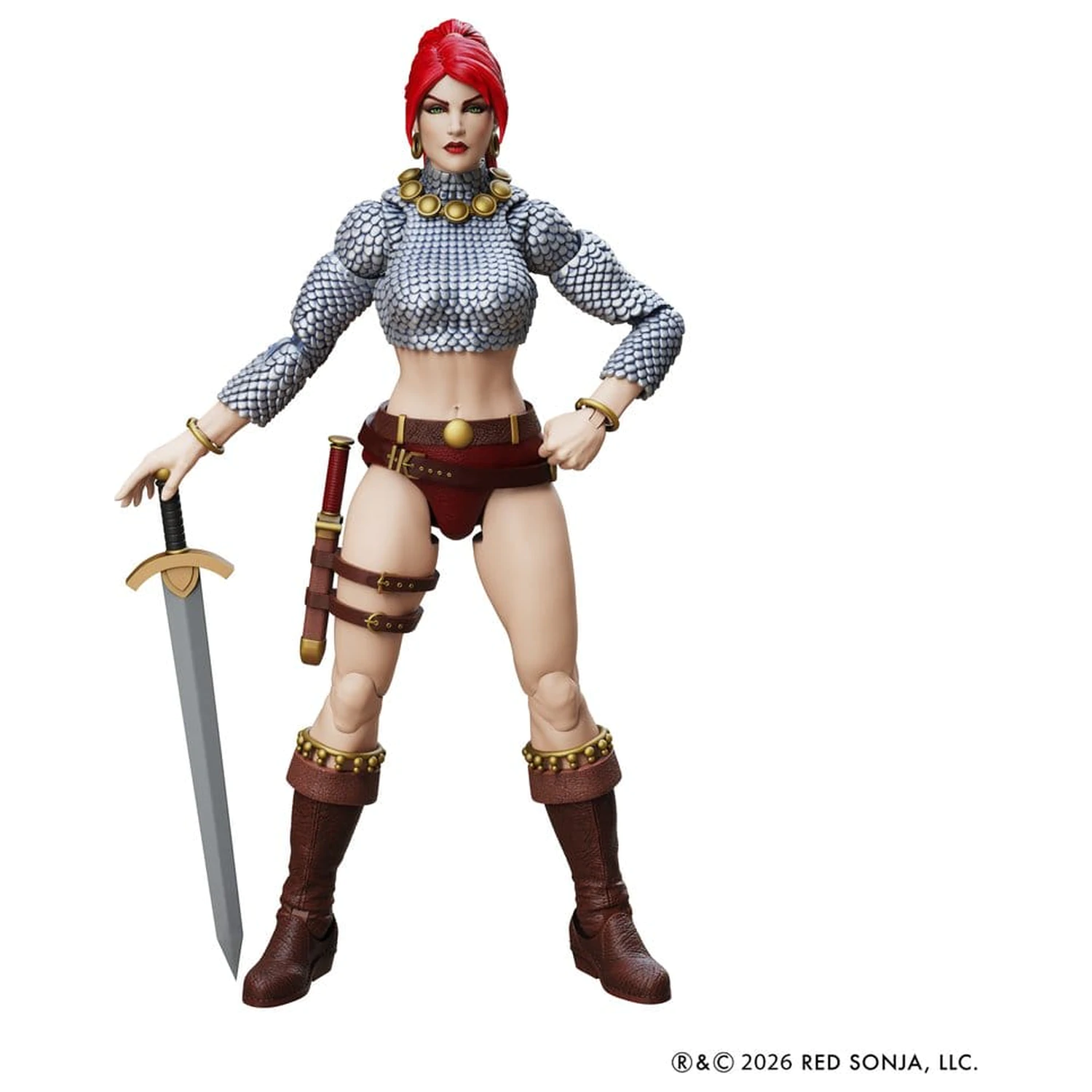 Red Sonja Epic H.A.C.K.S. Actionfigur 1/12 Scale Immortal Red Sonja Produktfoto