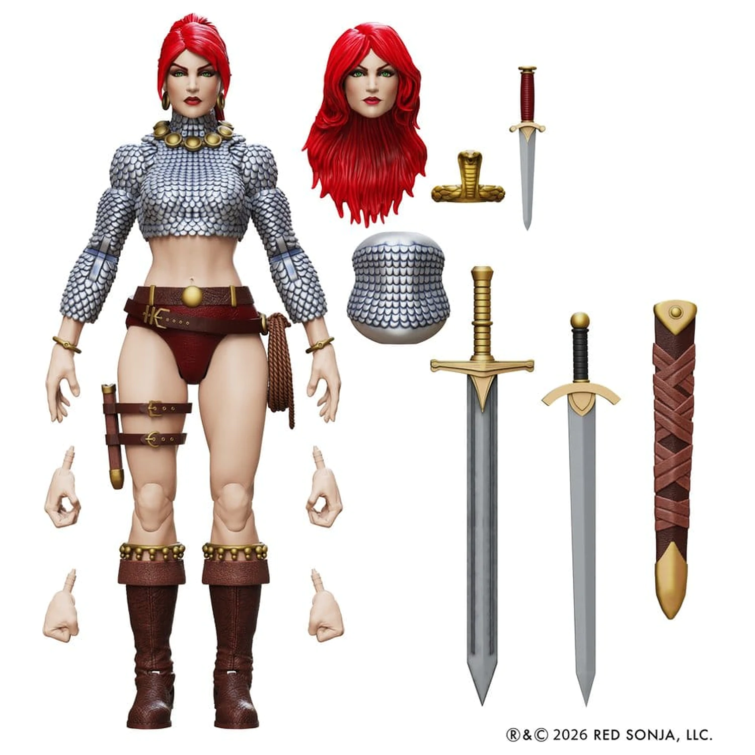 Red Sonja Epic H.A.C.K.S. Actionfigur 1/12 Scale Immortal Red Sonja Produktfoto